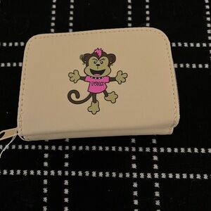 Chic Beige Wallet with Clear ID Slot